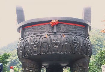 鼎雕塑-歷史悠久的青銅器祠堂寺廟鼎雕塑