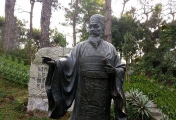 蔡倫雕塑-公園景區歷史名人紙神銅雕蔡倫雕塑