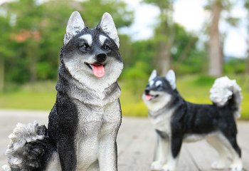 狗雕塑公園玻璃鋼仿真動物狗雕塑