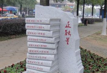 書雕塑-街道創(chuàng)意大理石雕刻書籍雕塑