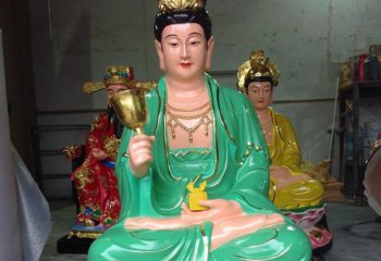 蠶神娘娘雕塑-景區(qū)寺廟大型佛像玻璃鋼彩繪蠶神娘娘雕塑