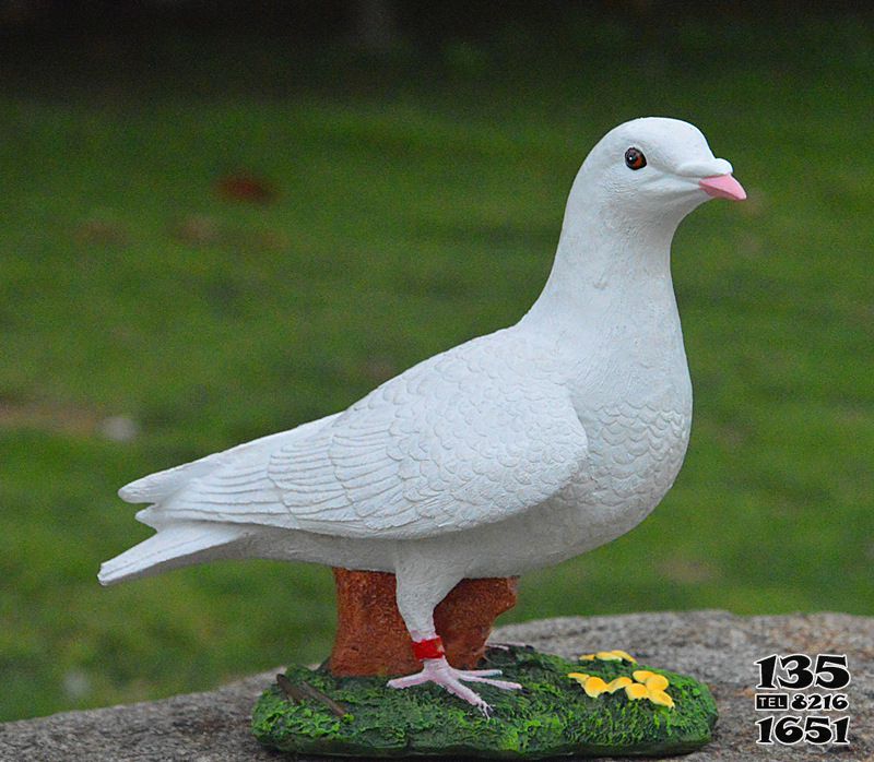 鴿子雕塑-公園戶外創(chuàng)意仿真動(dòng)物裝飾品擺件鴿子雕塑高清圖片