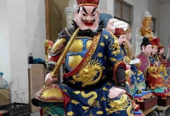 八大家族雕塑-寺廟玻璃鋼神佛擺件八大家族雕塑