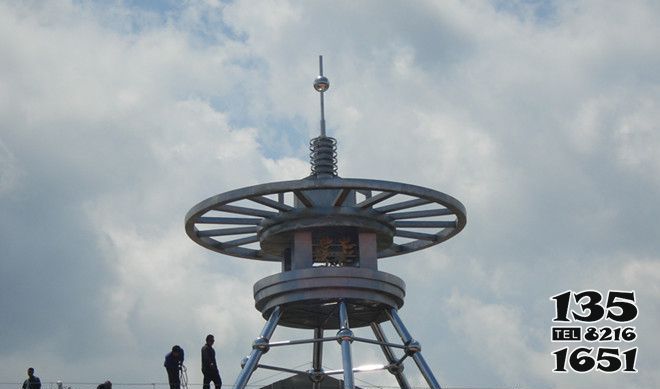 避雷針雕塑-公園廣場創(chuàng)意鏤空避雷針雕塑高清圖片