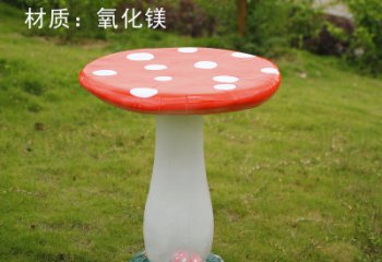 座椅雕塑-公園廣場(chǎng)擺放蘑菇玻璃鋼座椅雕塑