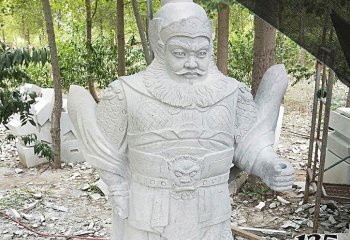 關(guān)公雕塑-漢白玉石雕戶外景區(qū)關(guān)公雕塑