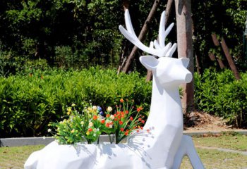 玻璃鋼幾何花盆，助您打造完美自然公園 