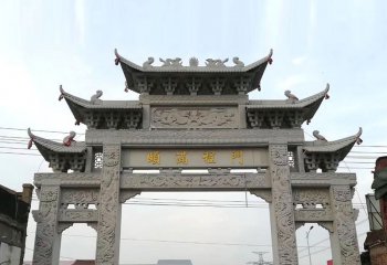 石雕牌坊，傳承中國(guó)工藝文化，賦予百年之久的不朽祝福