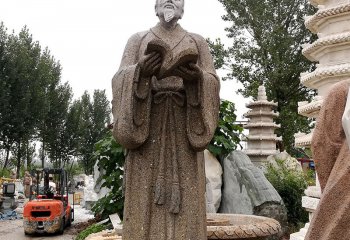 古代名醫(yī)李時珍石雕-古代名人李時珍石雕