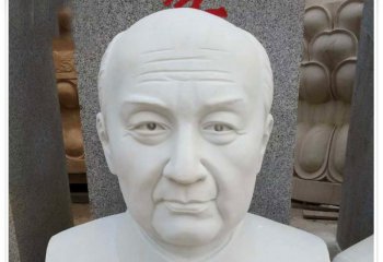 近代名人錢(qián)學(xué)森頭像石雕-校園名人石雕錢(qián)學(xué)森