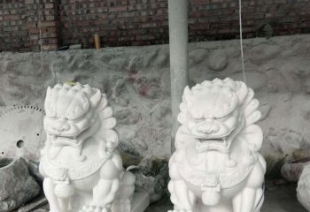 石雕獅子-石雕獅子，現代石雕獅子雕塑