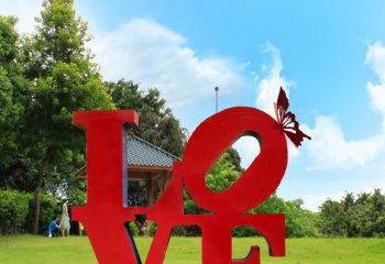 不銹鋼love景觀雕塑-不銹鋼love景觀雕塑，不銹鋼景觀love雕塑