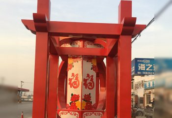 用不銹鋼的燈籠，照亮城市中的中國(guó)夢(mèng)