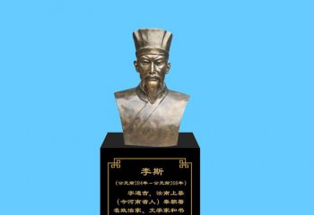 體味古代文明之美，贈送銅雕胸像讓古人永垂不朽